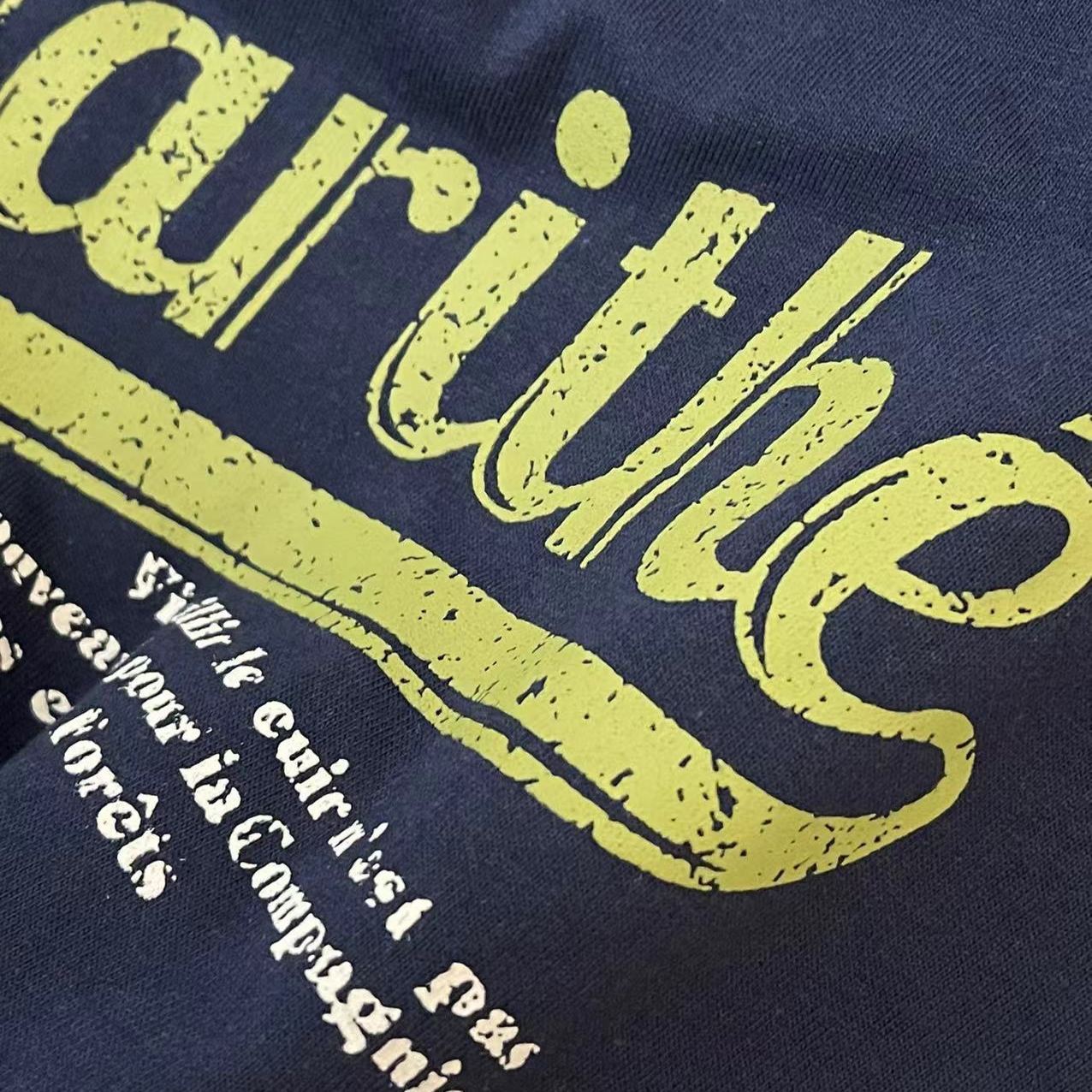 Red Velvet JOY Inspired Vintage Letter Print Short Sleeve Tee