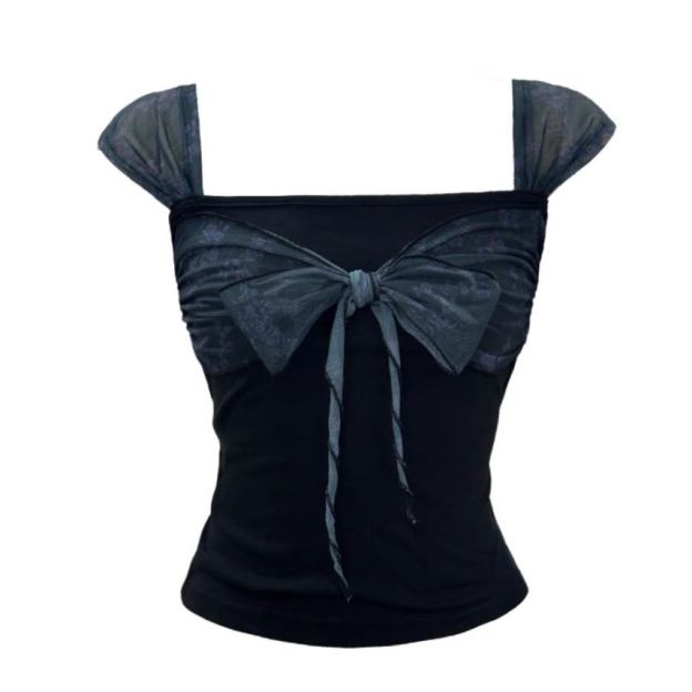 Babymonster ASA Inspired Bow-Tie Baby Top