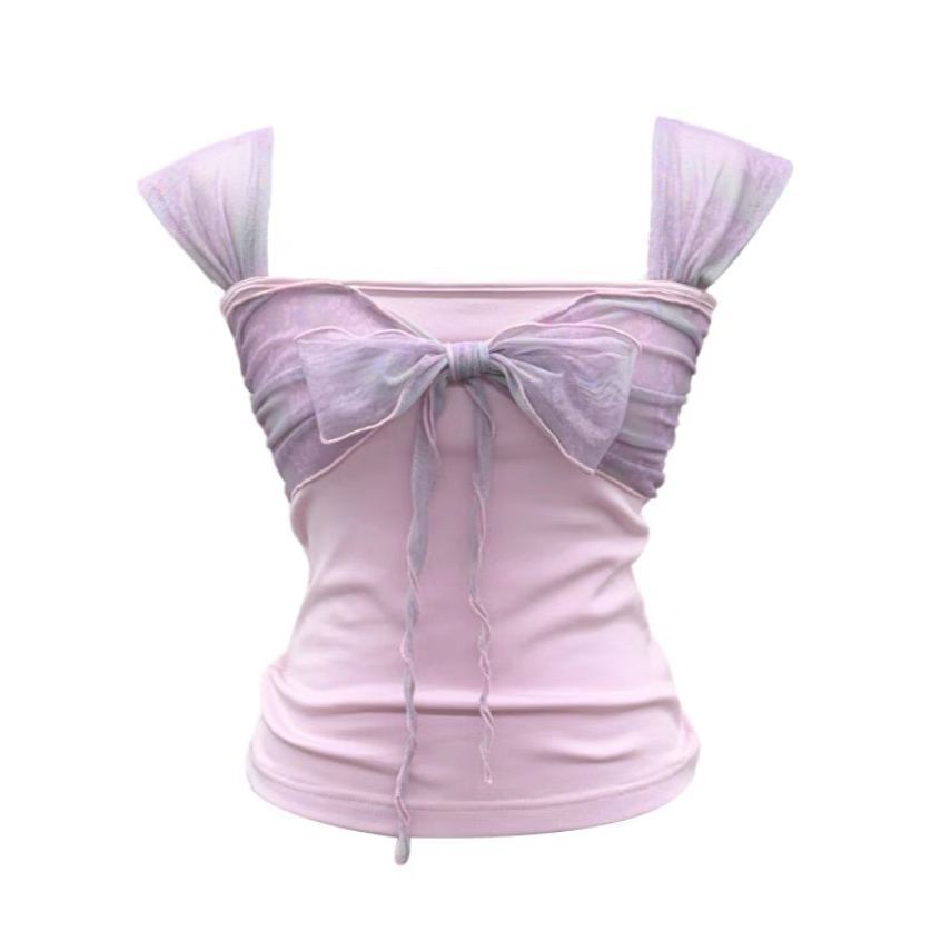 Babymonster ASA Inspired Bow-Tie Baby Top