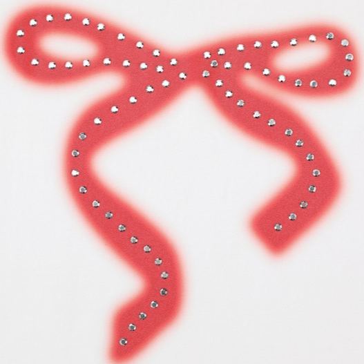 IVE Wonyoung Inspired Bow Beaded Tee