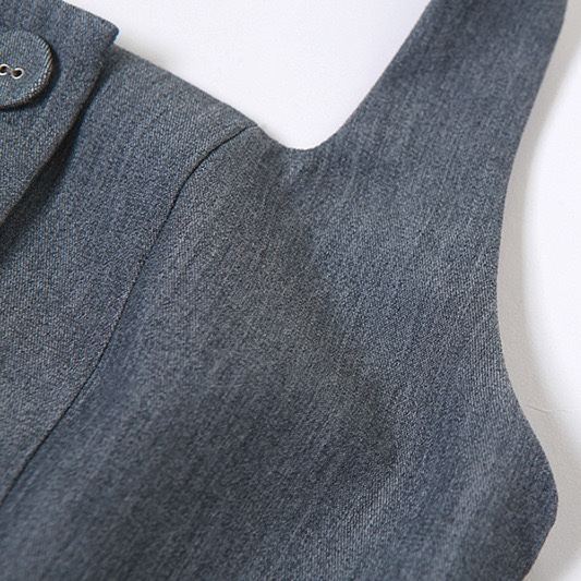 Blackpink Jennie Inspired Grey Halter Vest Top