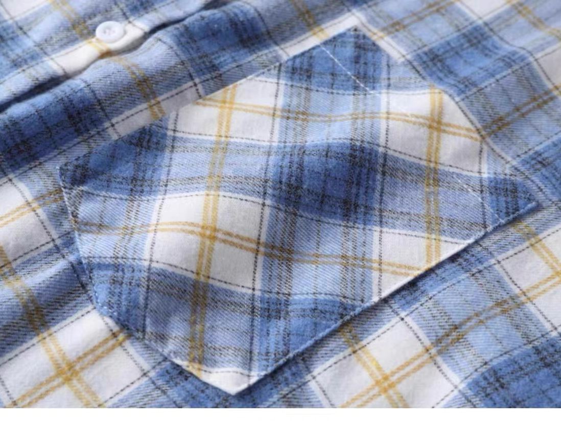 Seventeen&Aespa&ITZY Inspired Plaid Shirt