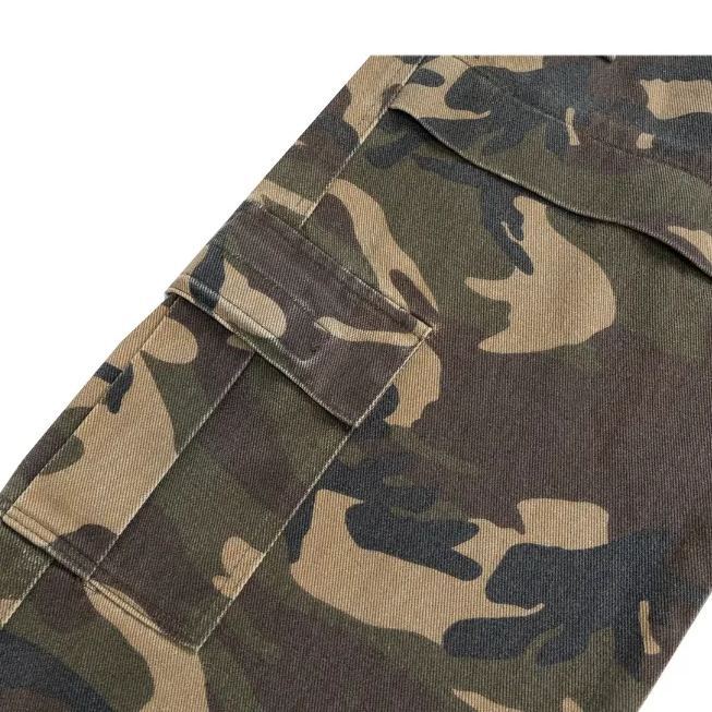 ENHYPEN Niki Inspired Patchwork Camo Cargo Pants