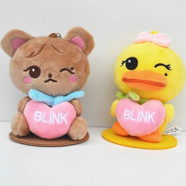 BlACKPINK 2025 WORLD TOUR MERCH INSPIRED CHARACTER MAGNETIC PLUSH KEYRING