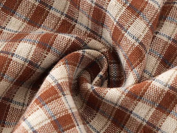 GIDLE SHUHUA Inspired Retro Plaid Waist Cinching Shirt