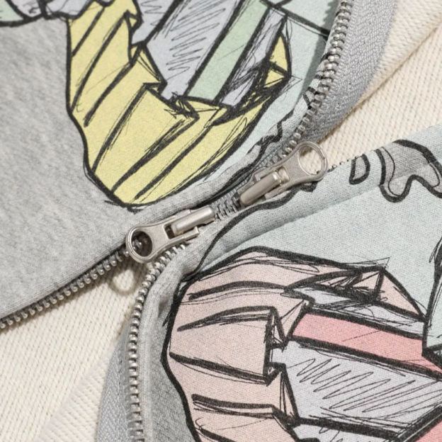 Aespa Karina Inspired Cartoon Anime Zip-Up Hoodie