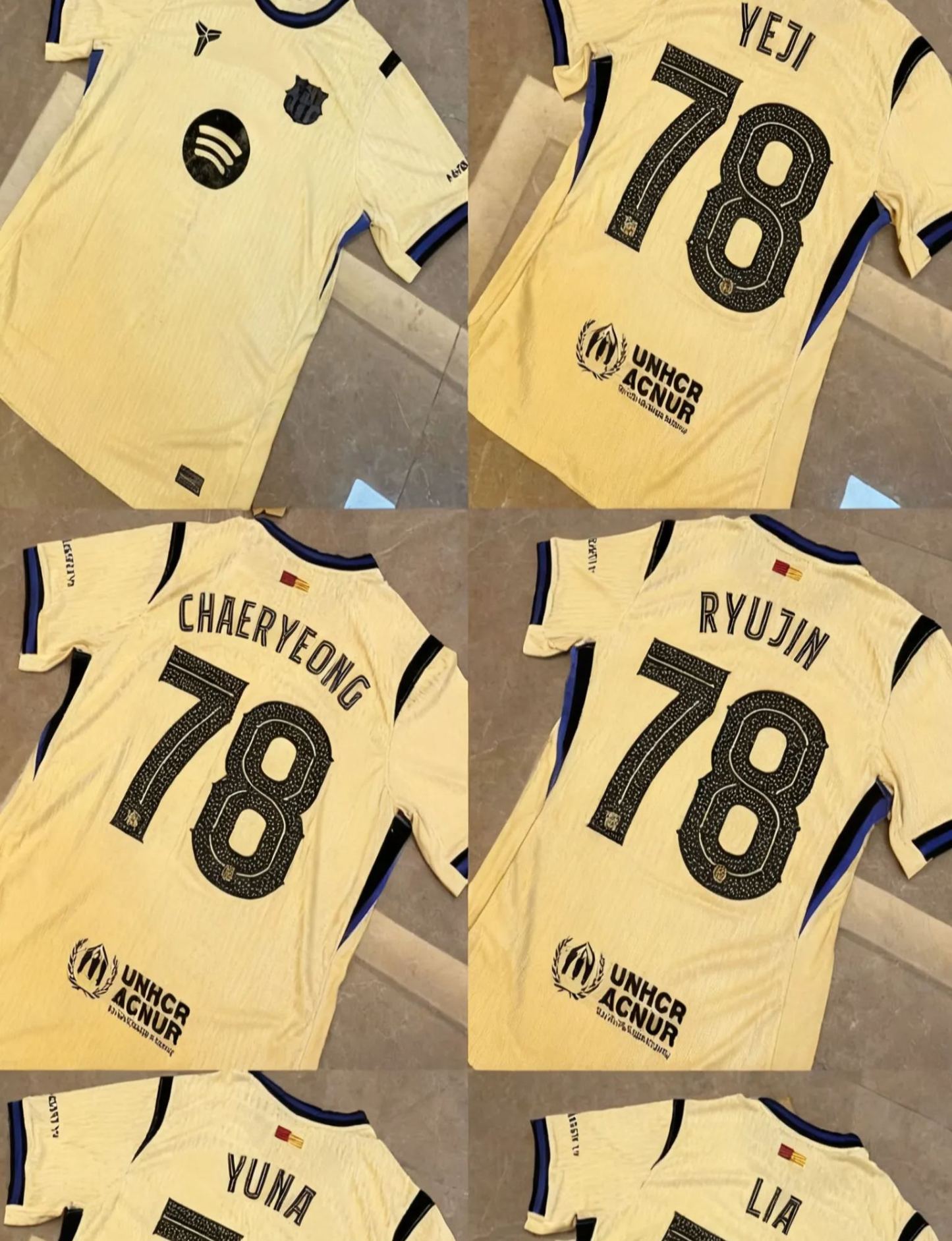 ITZY Barcelona collaboration Custom Jersey