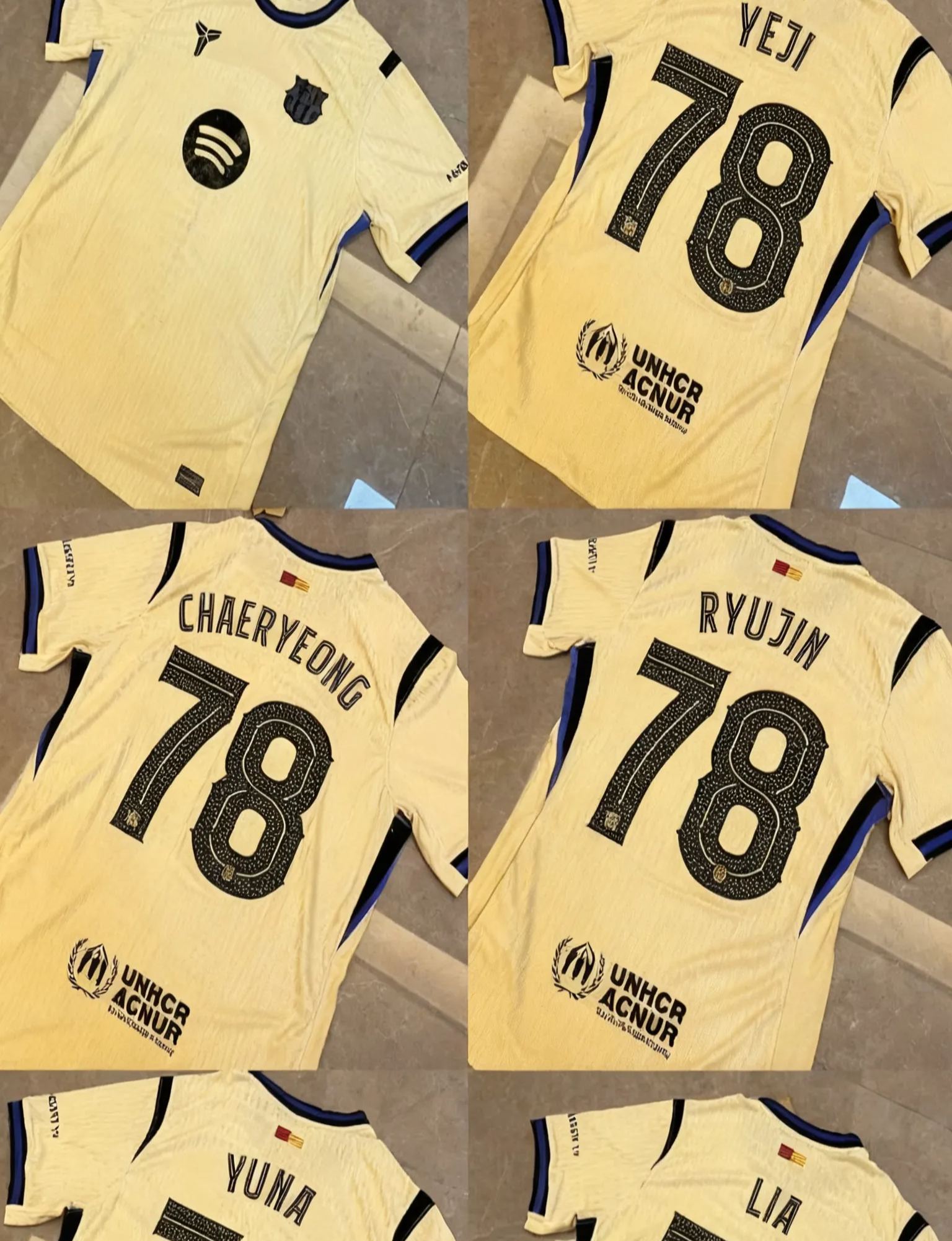 ITZY Barcelona collaboration Custom Jersey