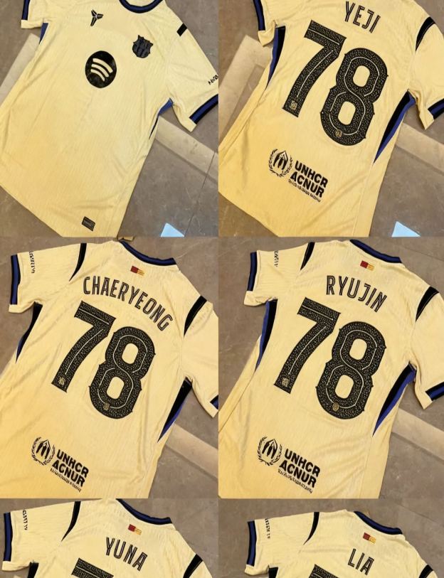 ITZY Barcelona collaboration Custom Jersey