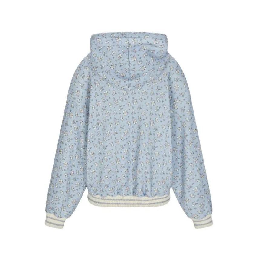 TWICE Nayeon&Illit Moka Inspired Rabbit Print Hooded Zip-up Jacket Pants Set