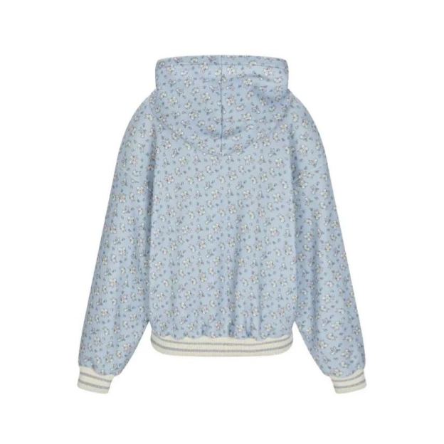 TWICE Nayeon&Illit Moka Inspired Rabbit Print Hooded Zip-up Jacket Pants Set