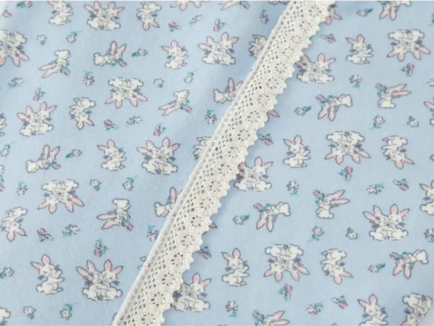 TWICE Nayeon&Illit Moka Inspired Rabbit Print Hooded Zip-up Jacket Pants Set