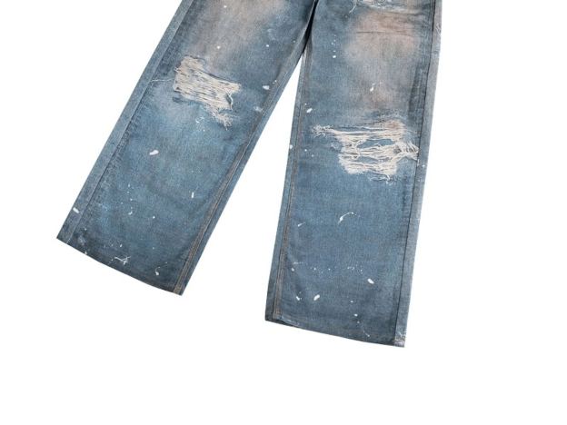 Enhypen Niki Inspired Trompe L‘oeil Denim Printed Pants