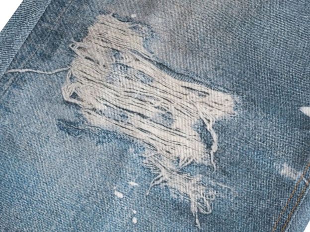 Enhypen Niki Inspired Trompe L‘oeil Denim Printed Pants