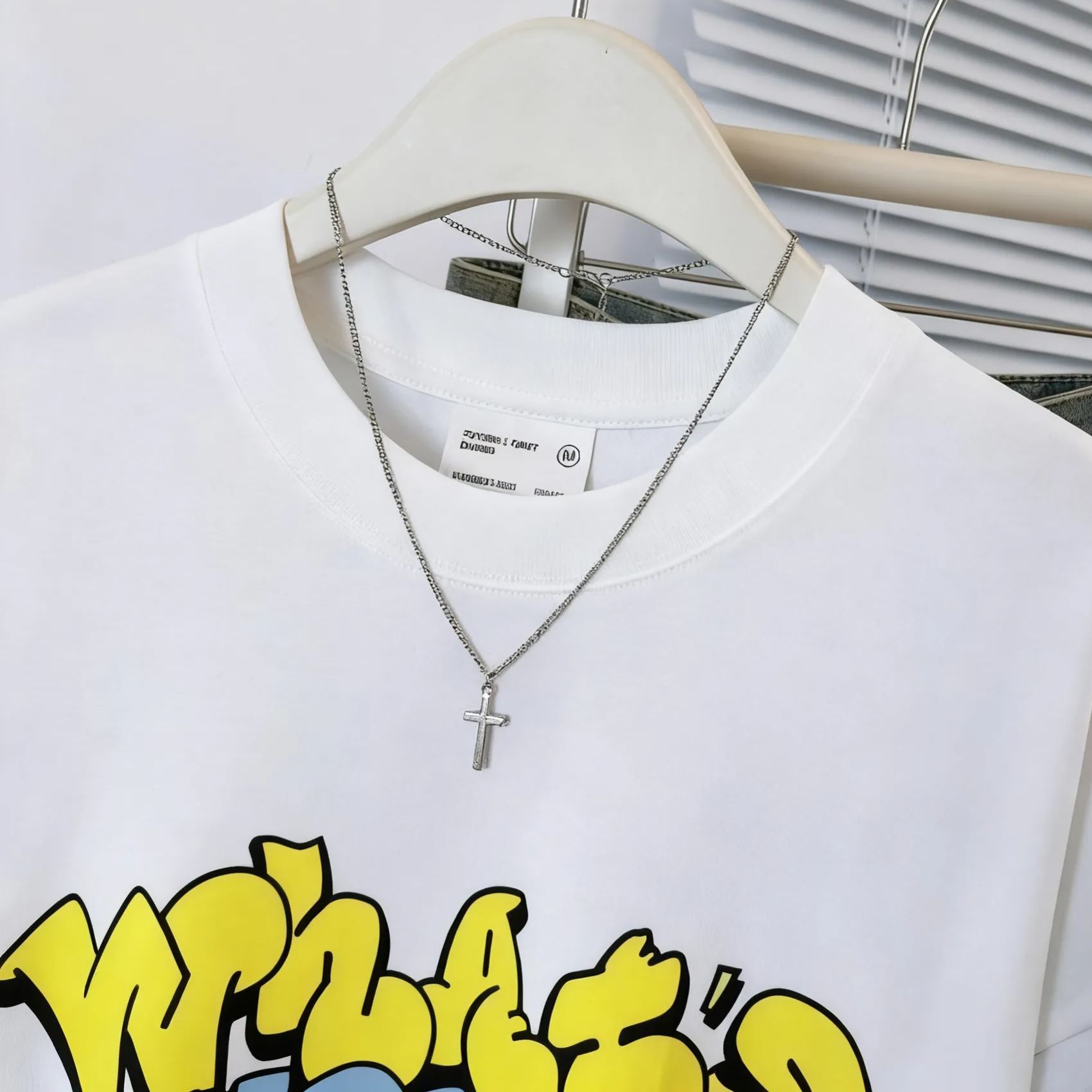 I-DLE Yuqi Oneclap Stage Inspired Oversize Fake Two-piece T-shirt