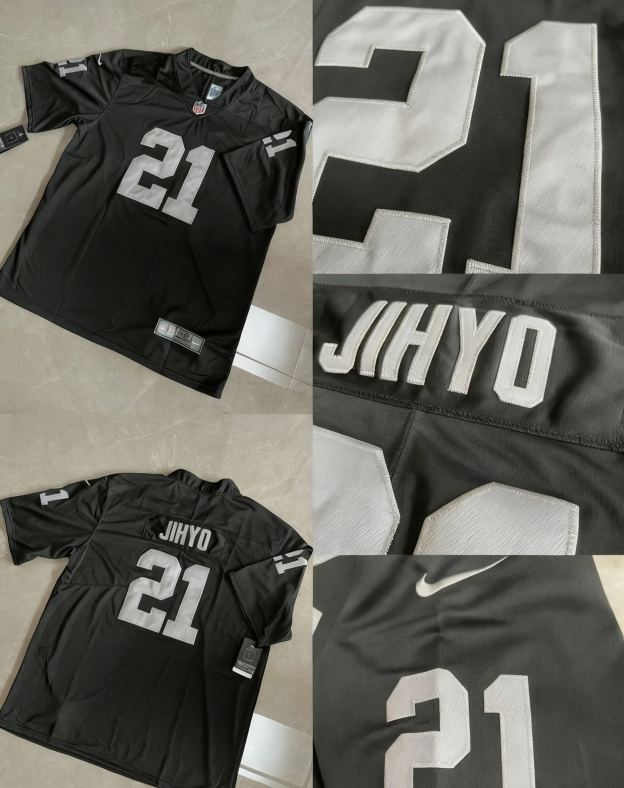 TWICE NFL Custom Inspired Vegas Raiders Jersey T-Shirt