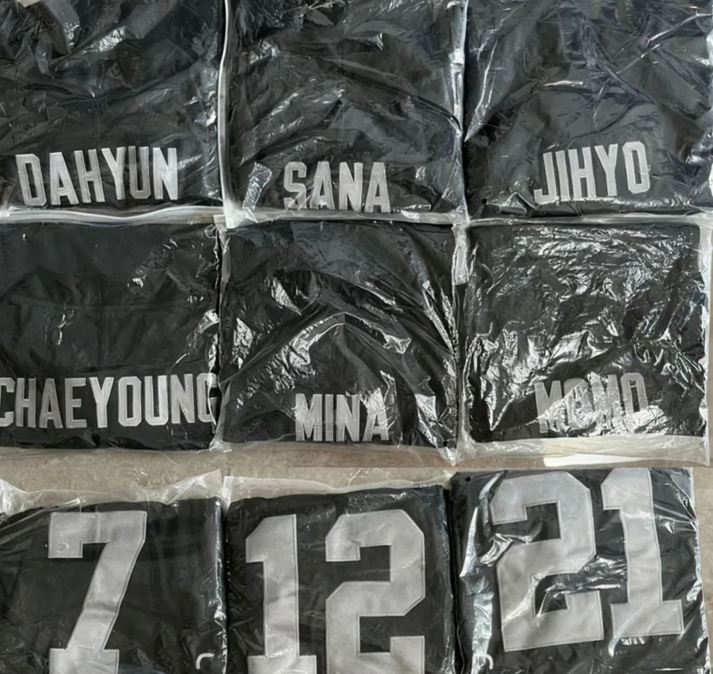 TWICE NFL Custom Inspired Vegas Raiders Jersey T-Shirt