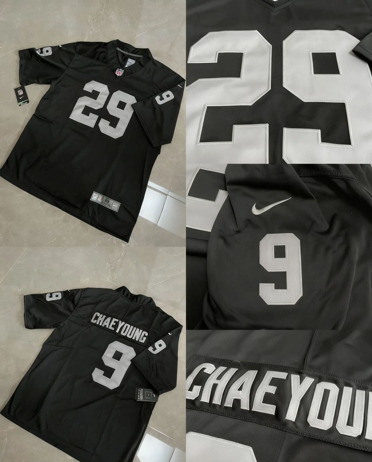 TWICE NFL Custom Inspired Vegas Raiders Jersey T-Shirt
