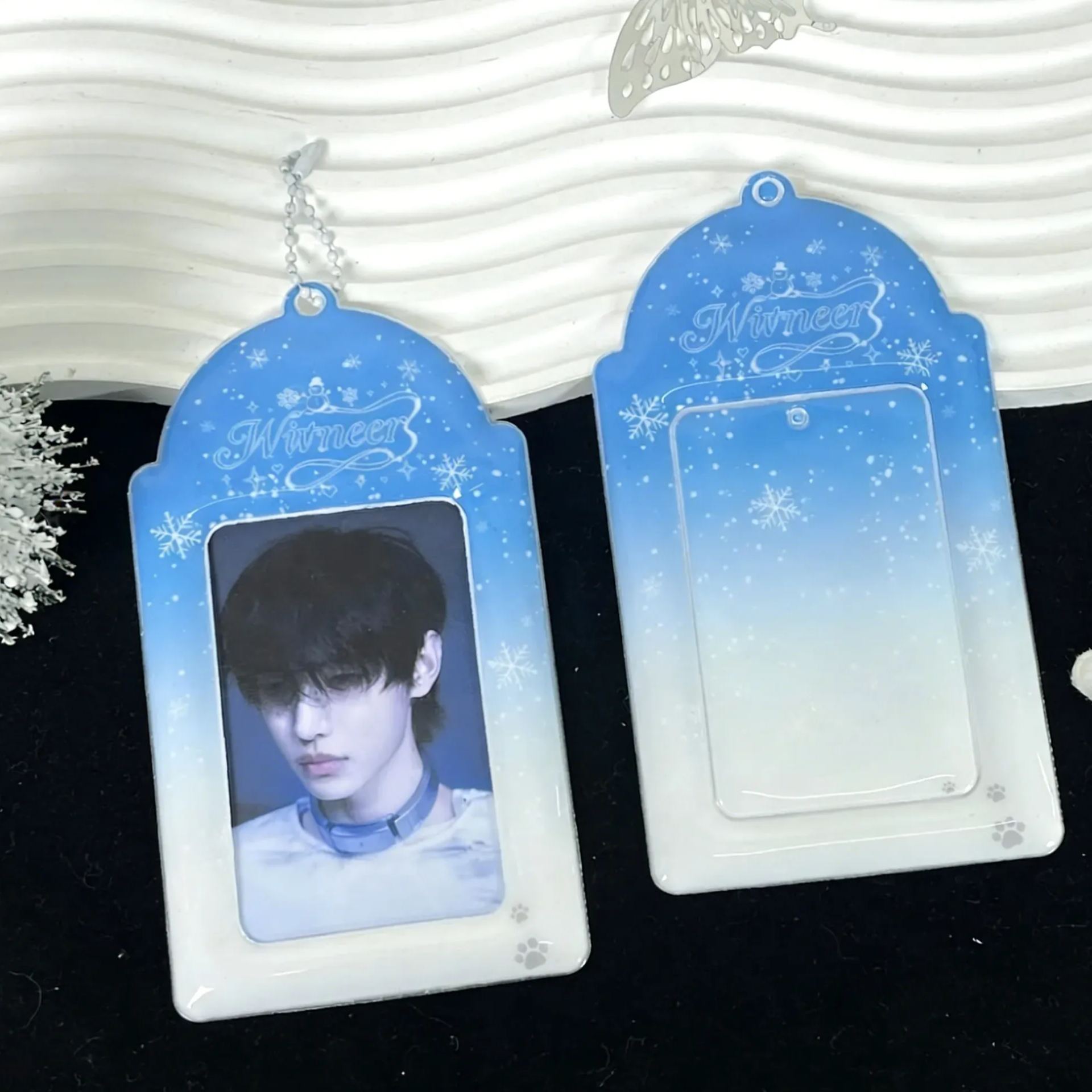 Kpop Idol 3 PCS Set Christmas Themed Photocard Holder