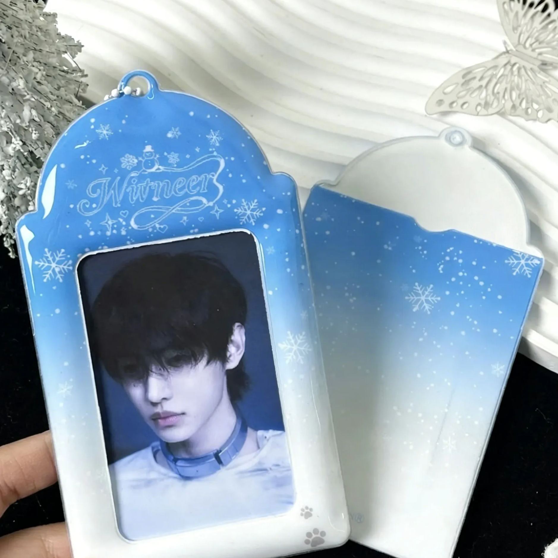 Kpop Idol 3 PCS Set Christmas Themed Photocard Holder