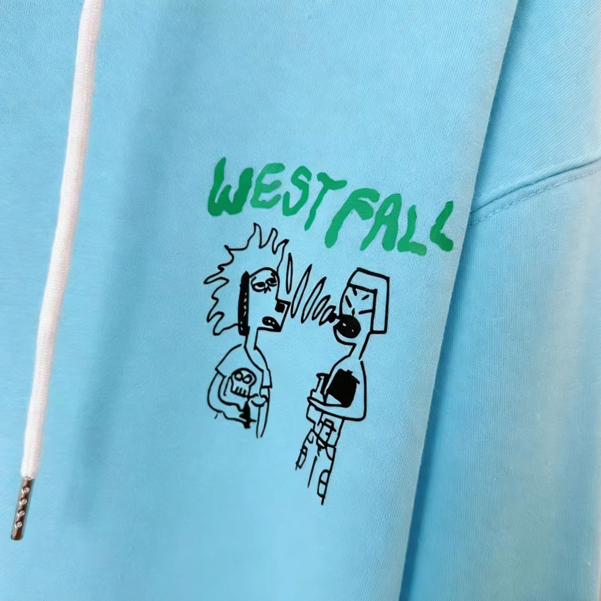 Cortis Juhoon Inspired Light Blue Graphic Hoodie