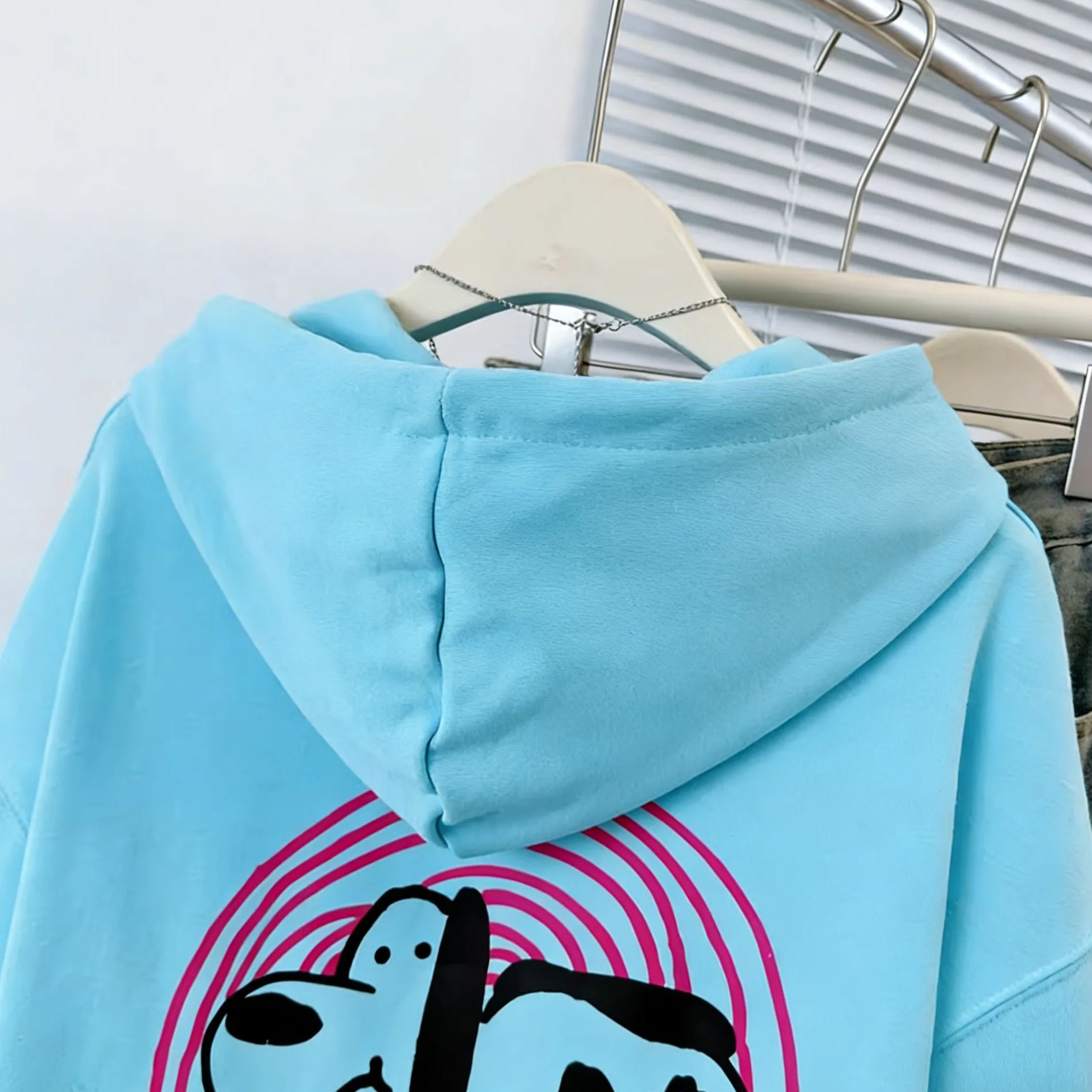 Cortis Juhoon Inspired Light Blue Graphic Hoodie