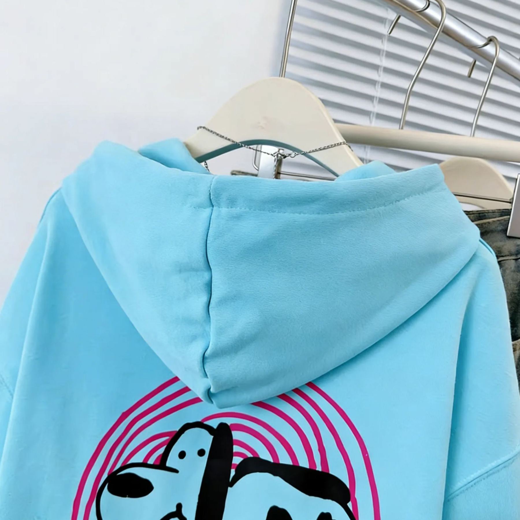 Cortis Juhoon Inspired Light Blue Graphic Hoodie