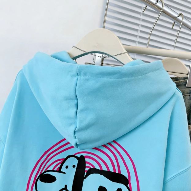 Cortis Juhoon Inspired Light Blue Graphic Hoodie