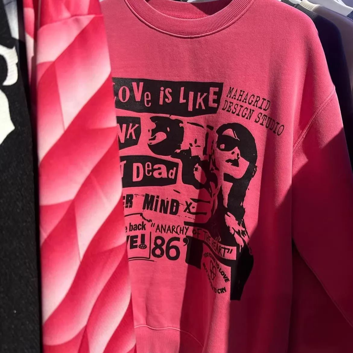 Seventeen Mingyu Inspired Love Punk Pigment Sweatshirt