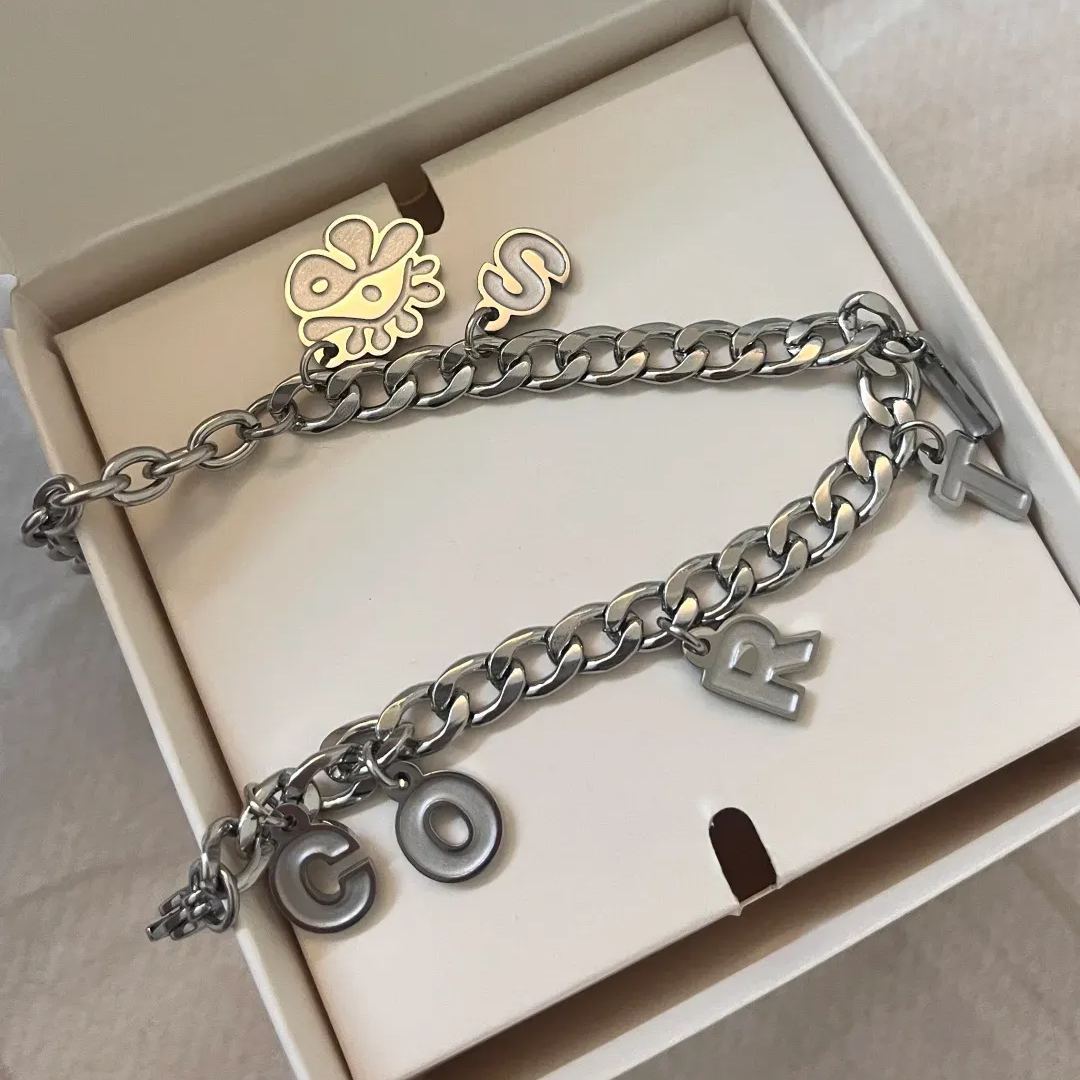 Cortis Merch Inspired Silver Chain Bracelet