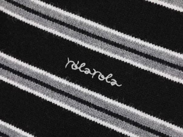 IVE Wonyoung Inspired One Off Shoulder Srtipe Cardigan