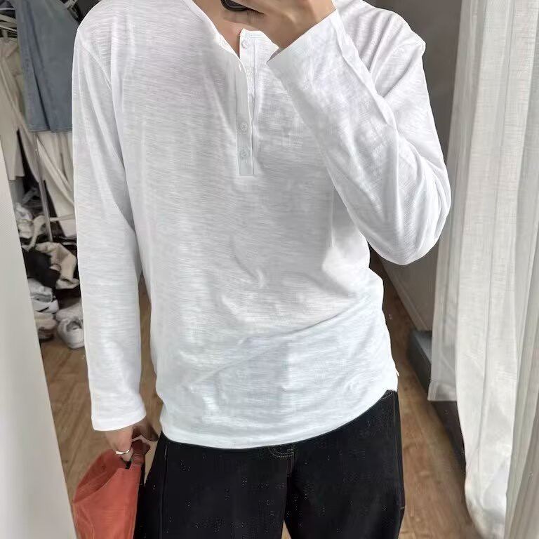 Enhypen Jungwon inspired Ribbed Sheer Unisex Long Sleeve tshirt Base Layer Top