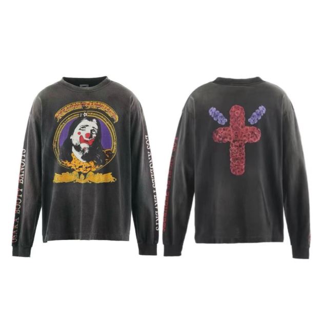 Enhypen NI-KI inspired SAINT MICHAEL ICON style print hoodie sweatshirt