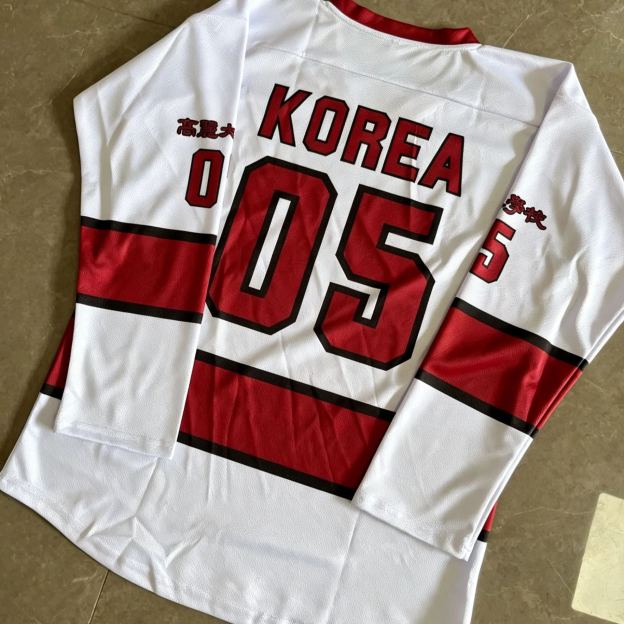 Kpop Idol Korea University Hockey Graphic T Shirt Vintage Campus Tee jersey-aespa winter