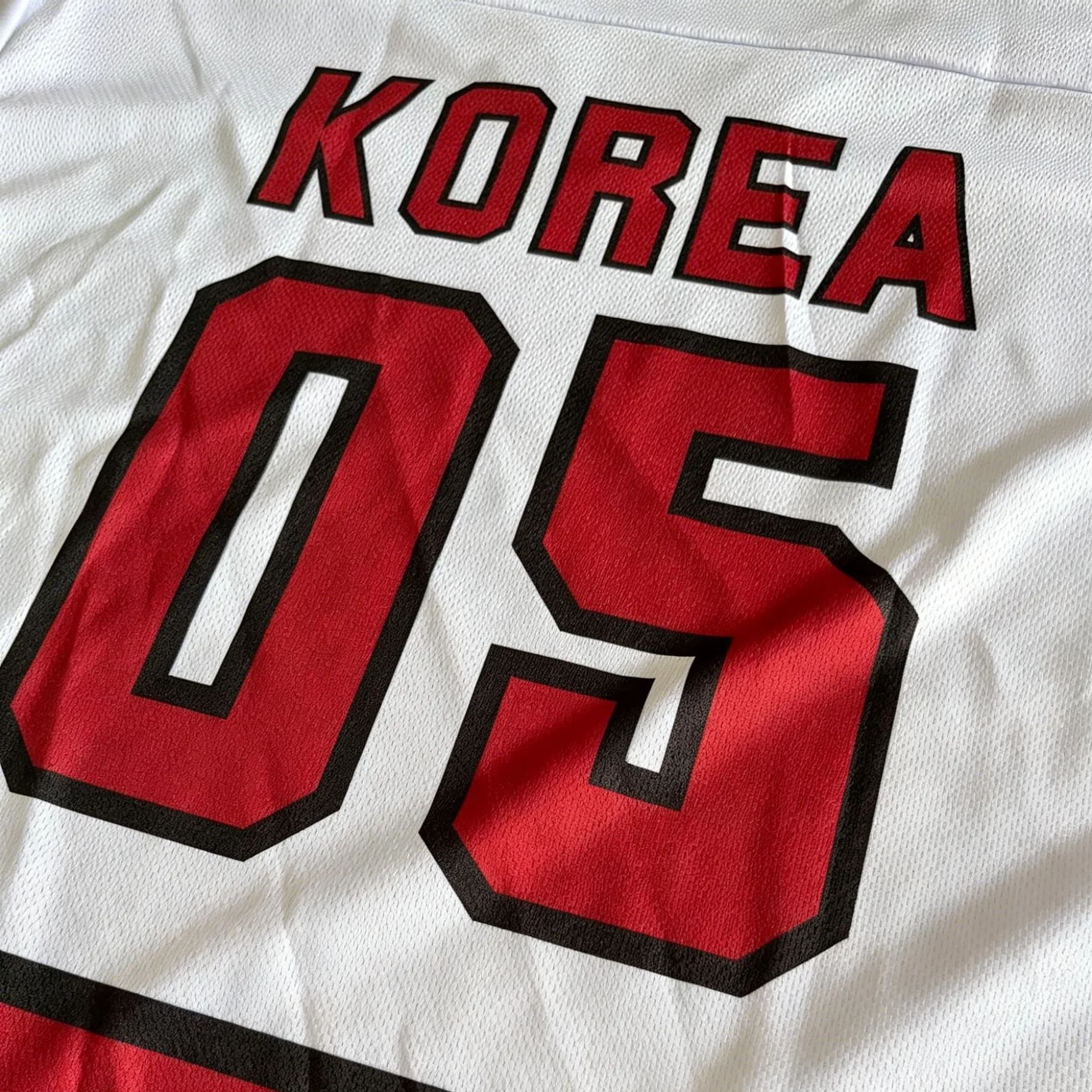 Kpop Idol Korea University Hockey Graphic T Shirt Vintage Campus Tee jersey-aespa winter