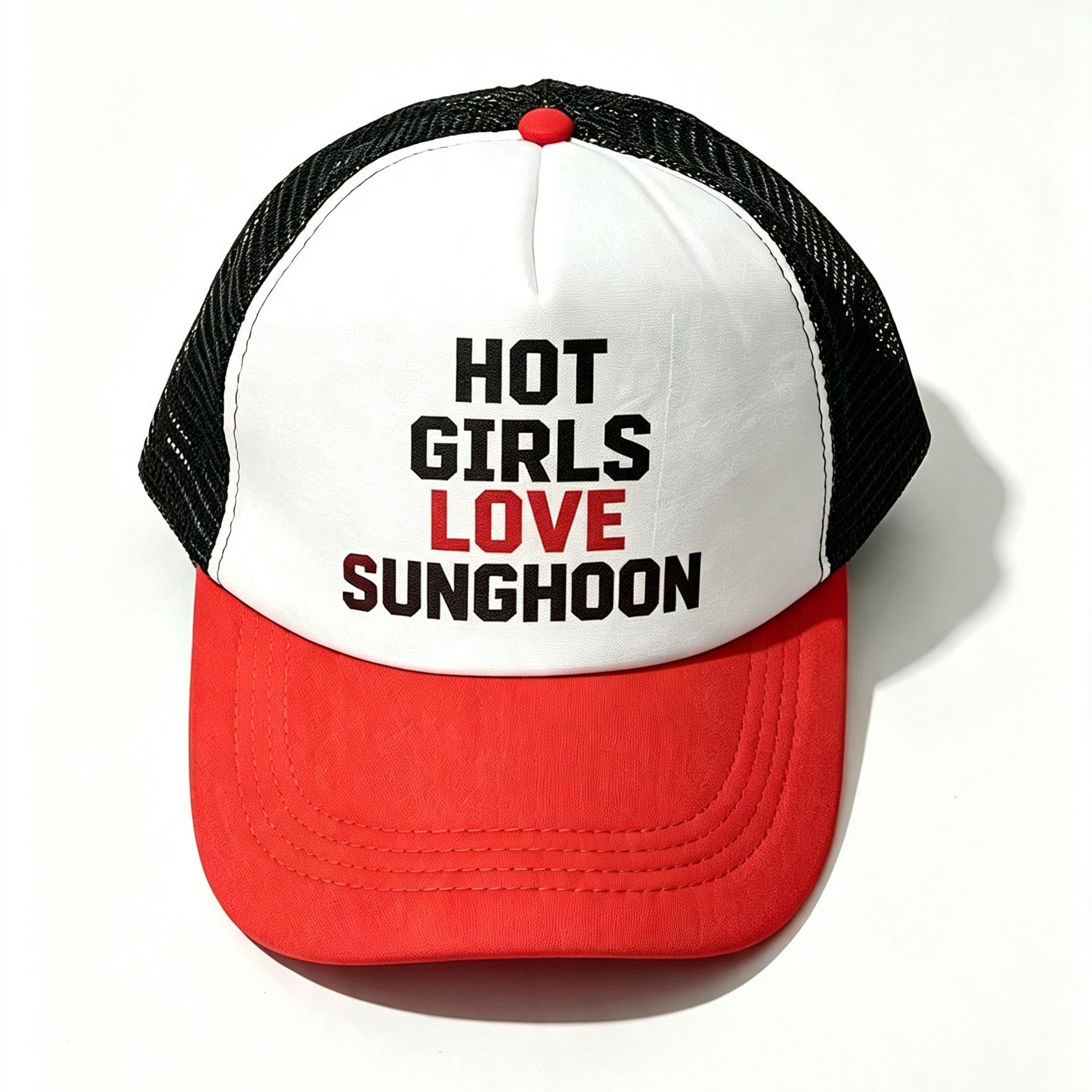 Enhypen I Love Member Name Graphic Custom Trucker Cap Hat