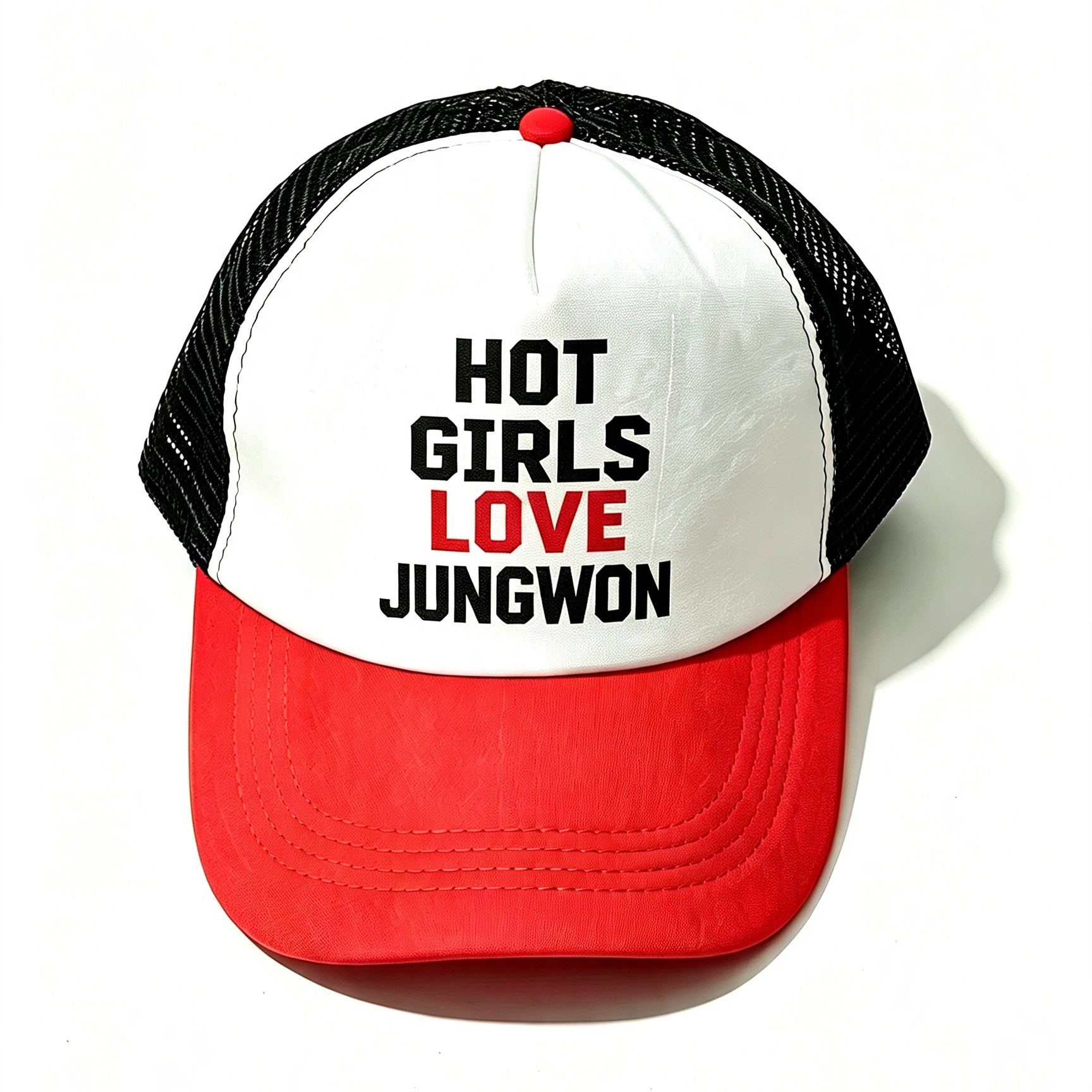 Enhypen I Love Member Name Graphic Custom Trucker Cap Hat