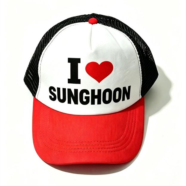 Enhypen I Love Member Name Graphic Custom Trucker Cap Hat