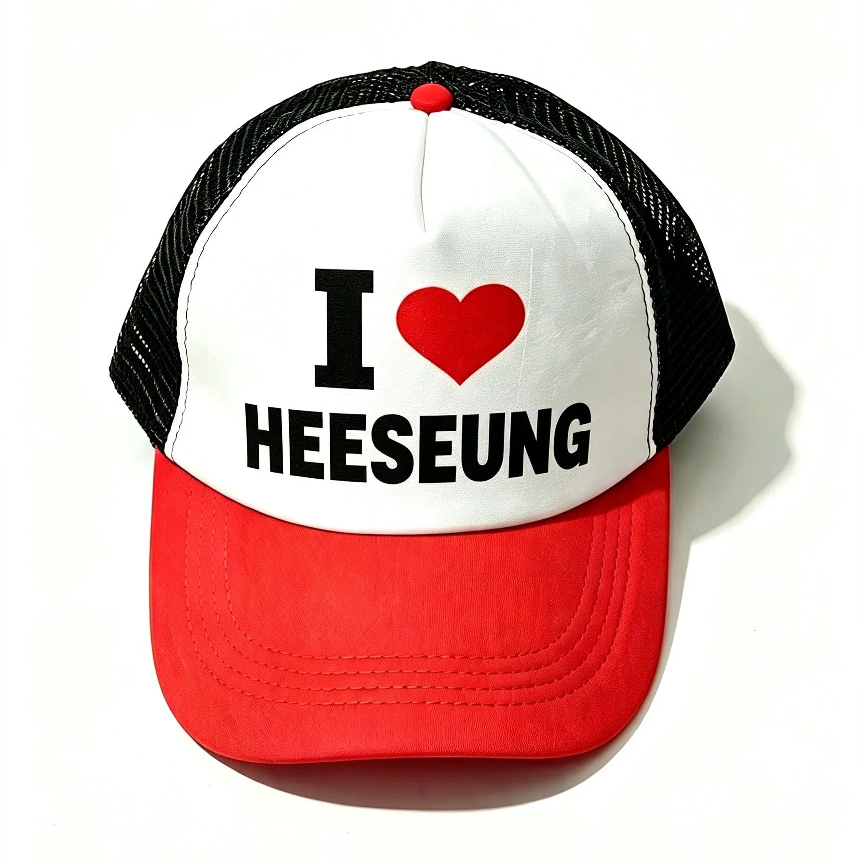 Enhypen I Love Member Name Graphic Custom Trucker Cap Hat