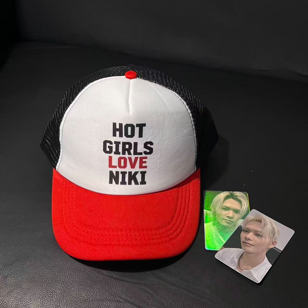 Enhypen I Love Member Name Graphic Custom Trucker Cap Hat