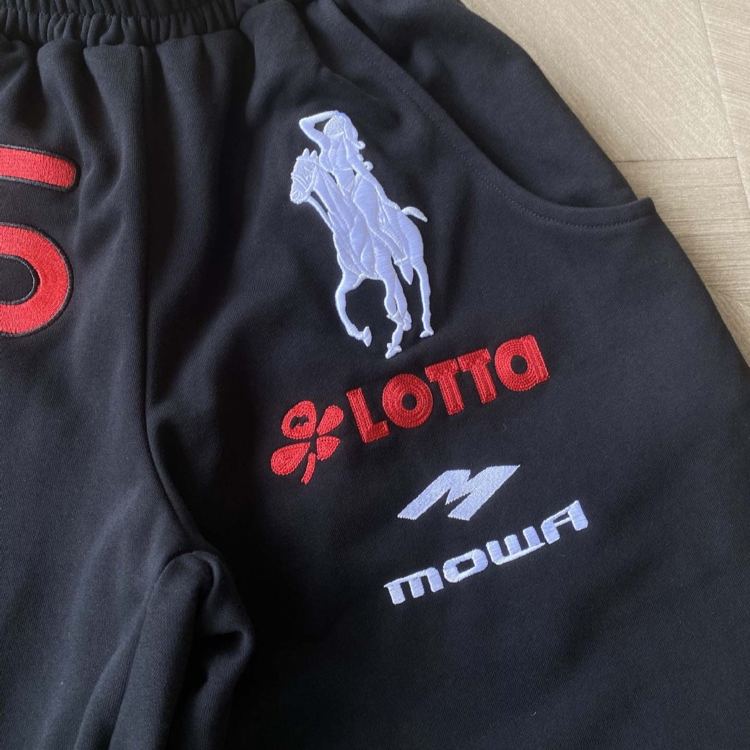 Enhypen NI-KI inspired Angel War Horse Embroidered Baggy Sweatpants Mowalola LEARL Pants