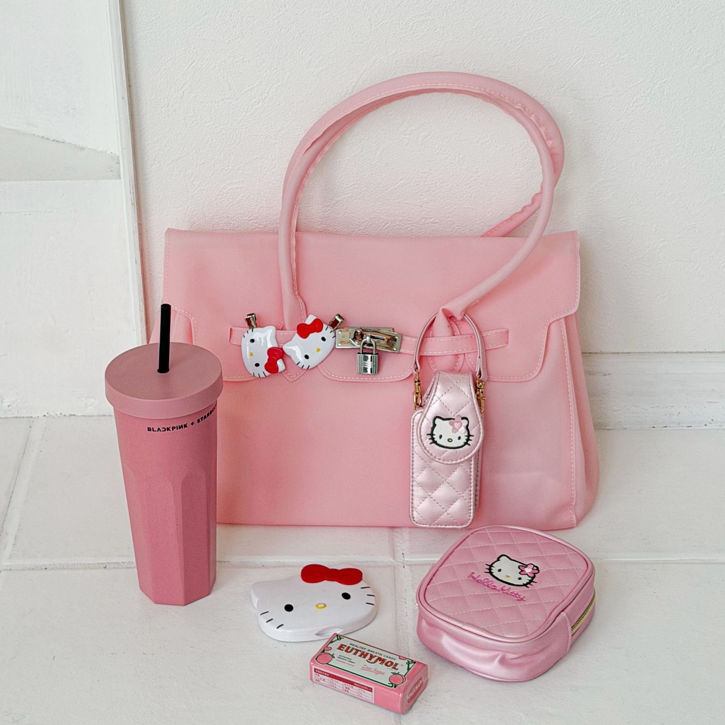 Candy Color Jelly Firkin Tote bag