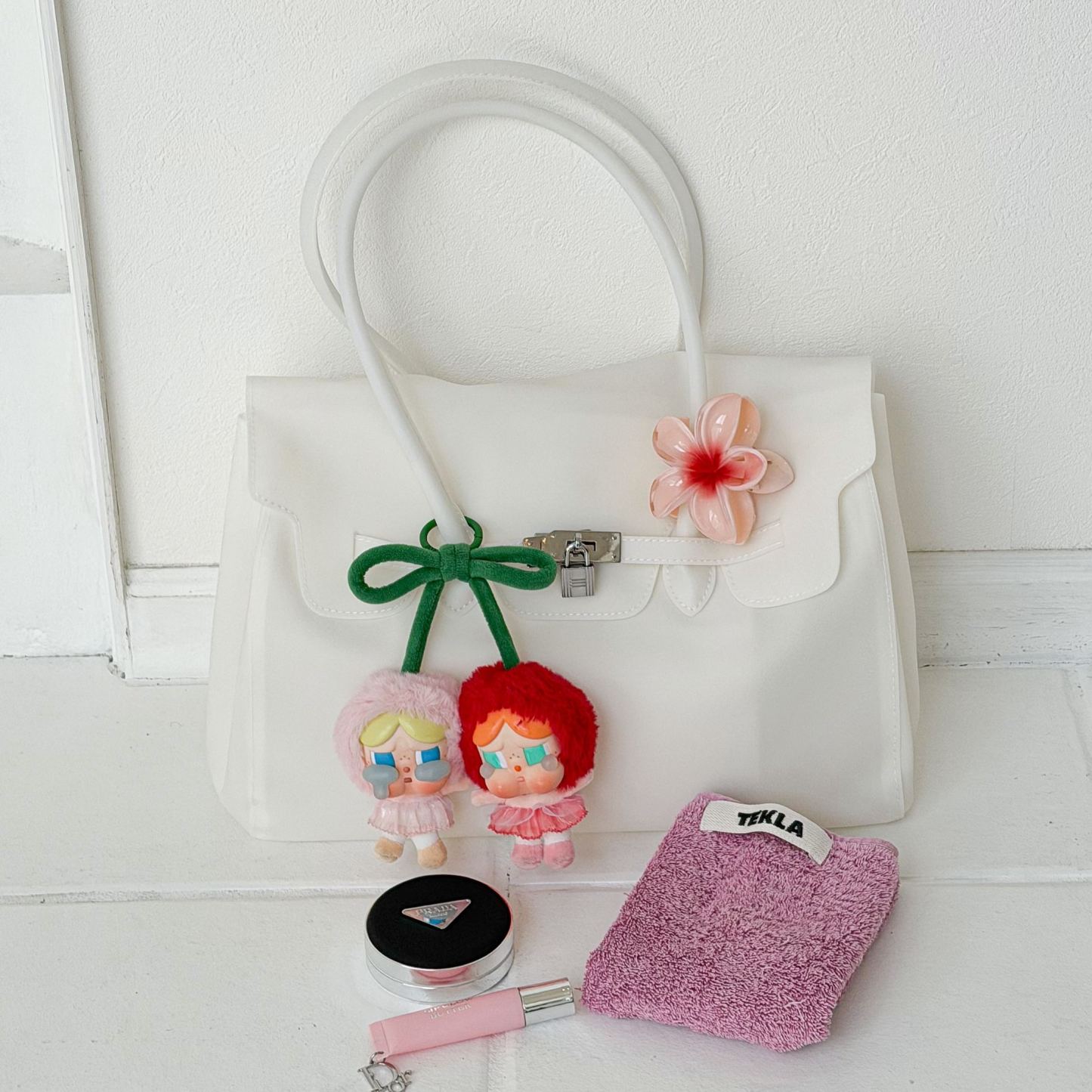 Candy Color Jelly Firkin Tote bag