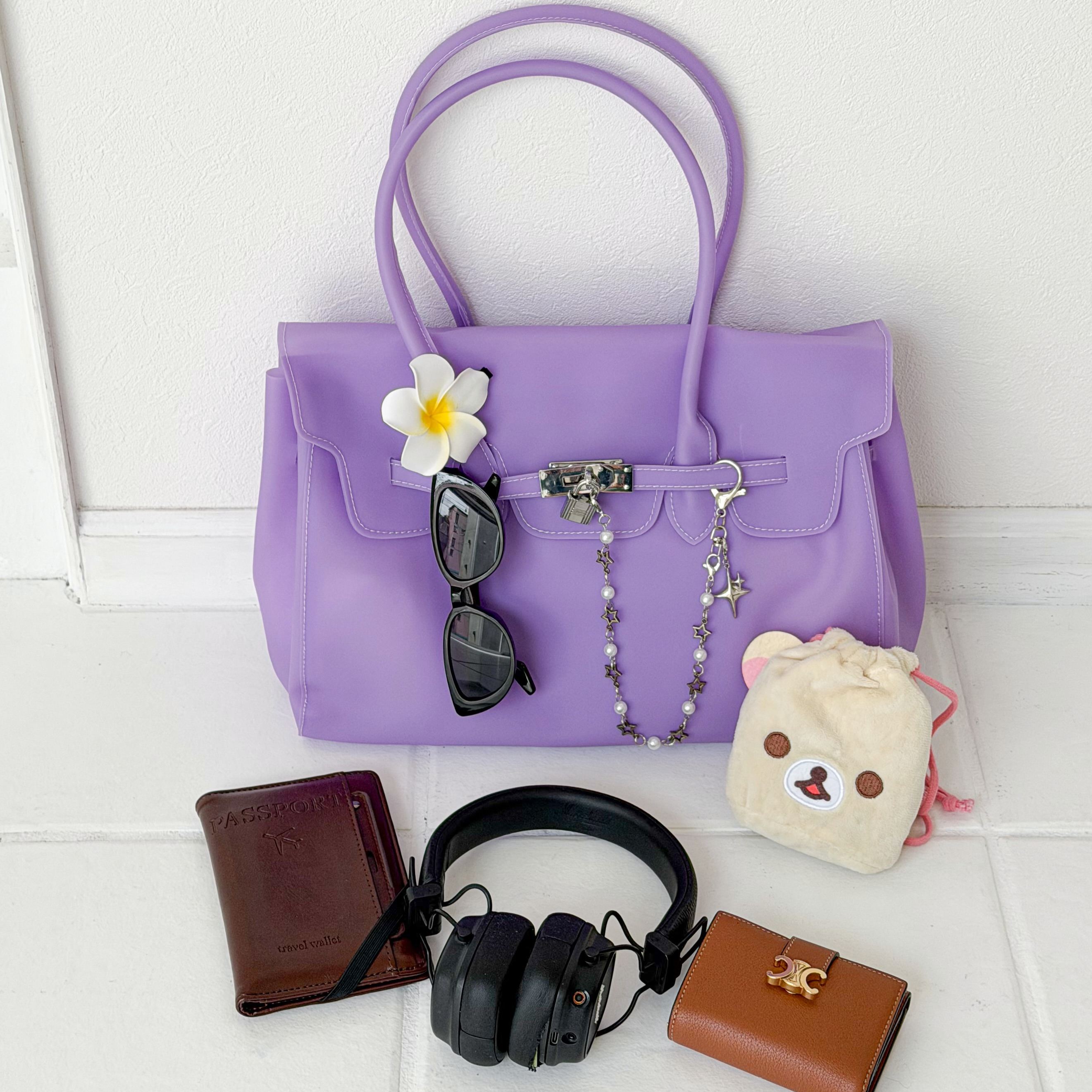 Candy Color Jelly Firkin Tote bag