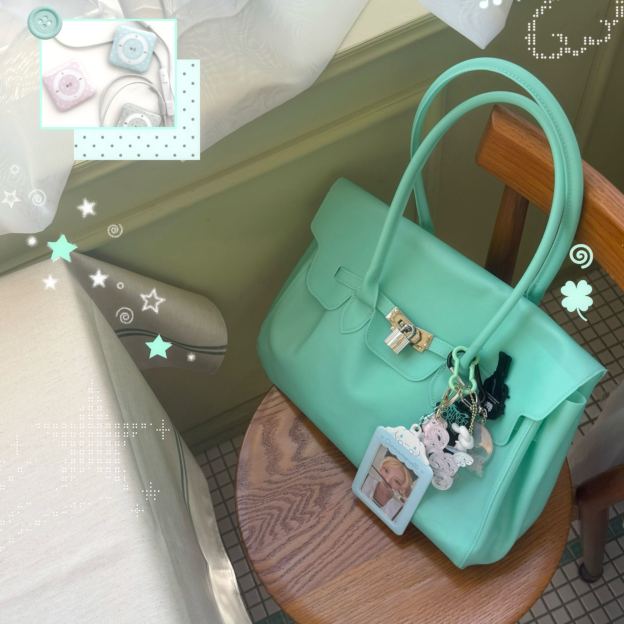 Candy Color Jelly Firkin Tote bag
