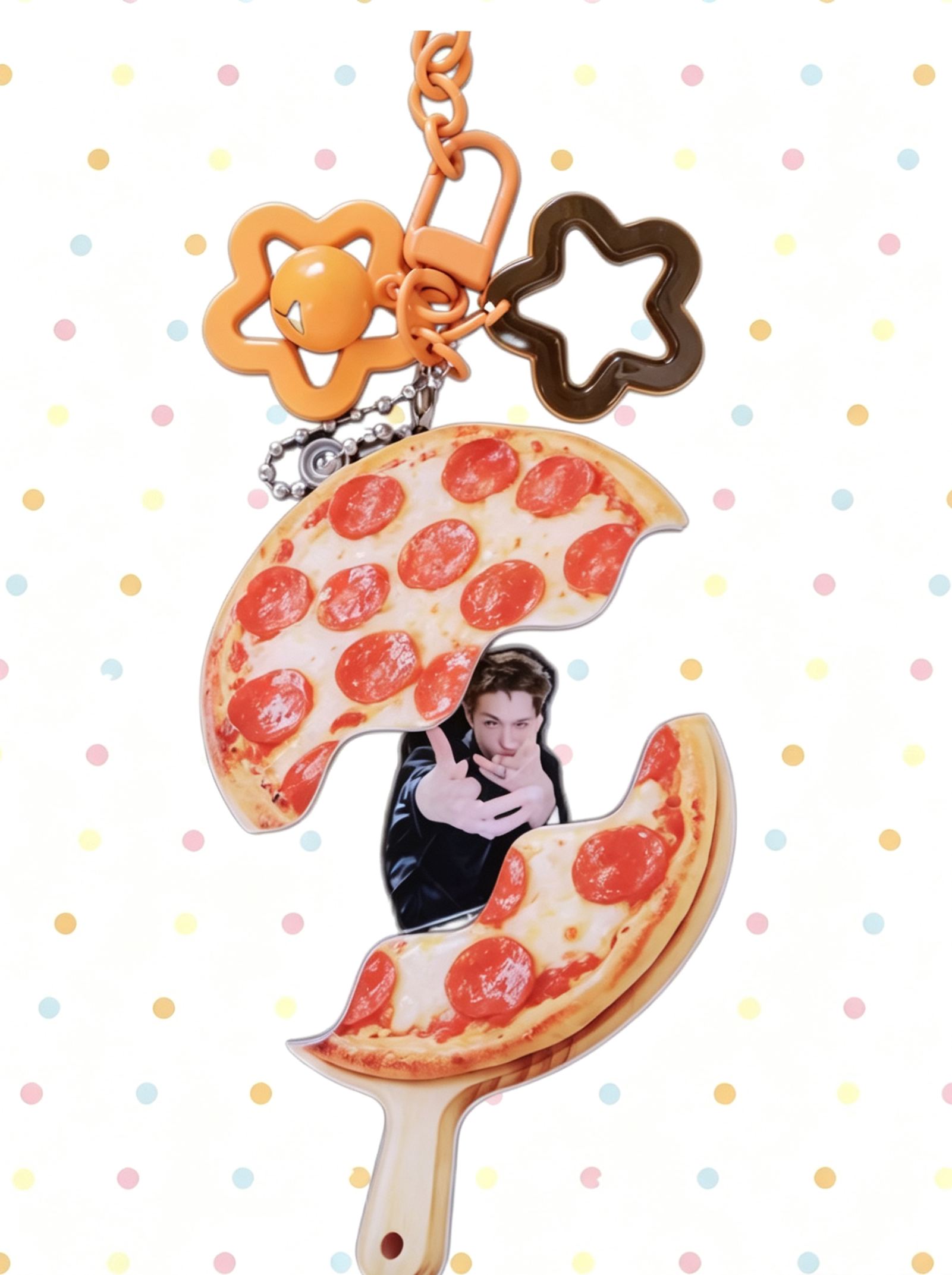 Cortis Ball Inspired Pull Out Acrylic Keychain