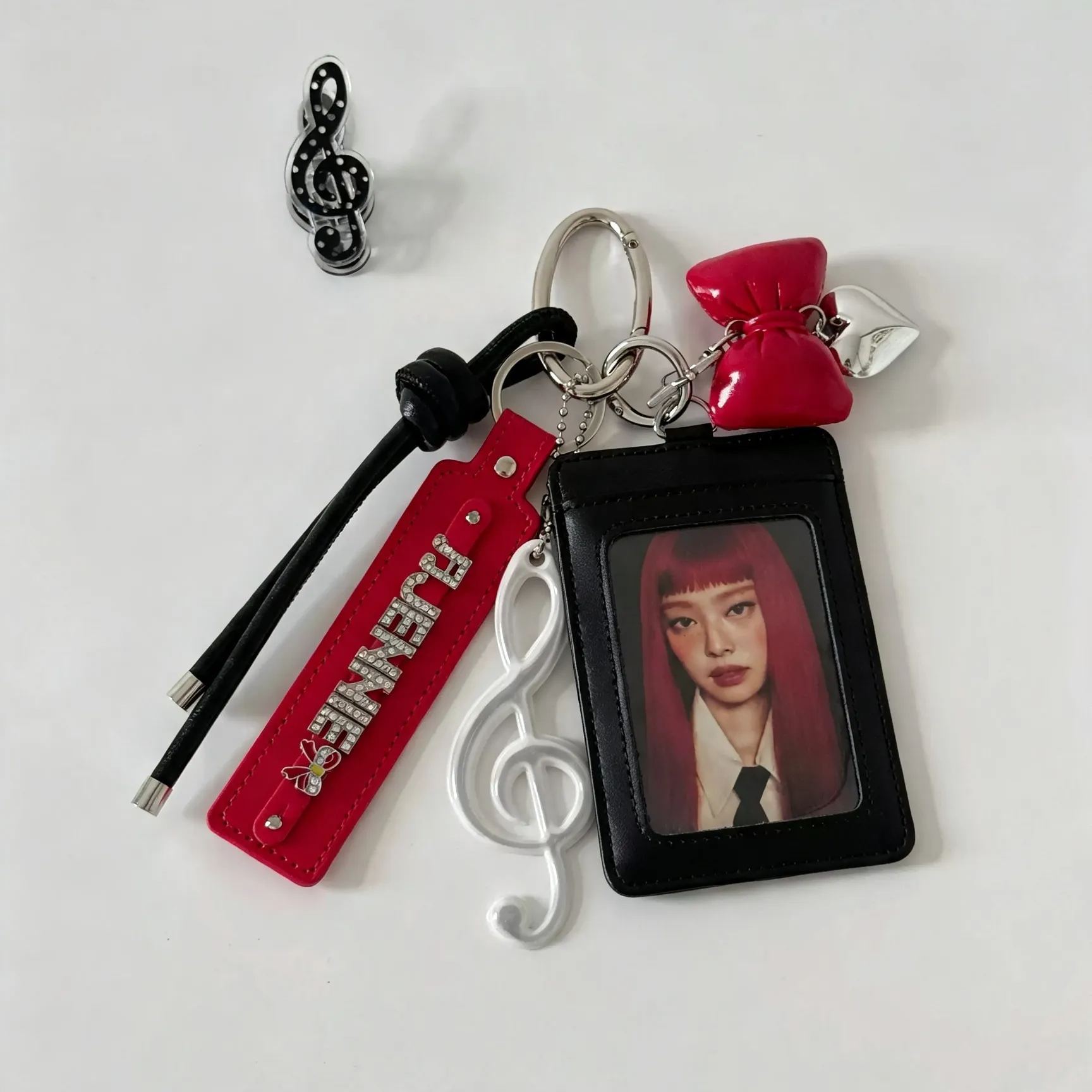 Blackpink Jennie Photocard Holder Keychain Bag Charm
