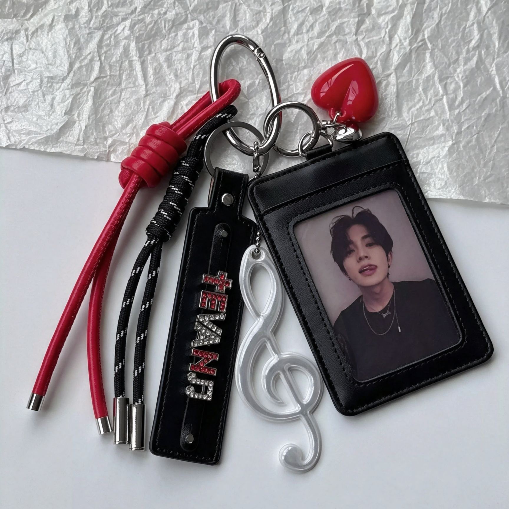 Heeseung Evan Photocard Holder Keychain Bag Charm
