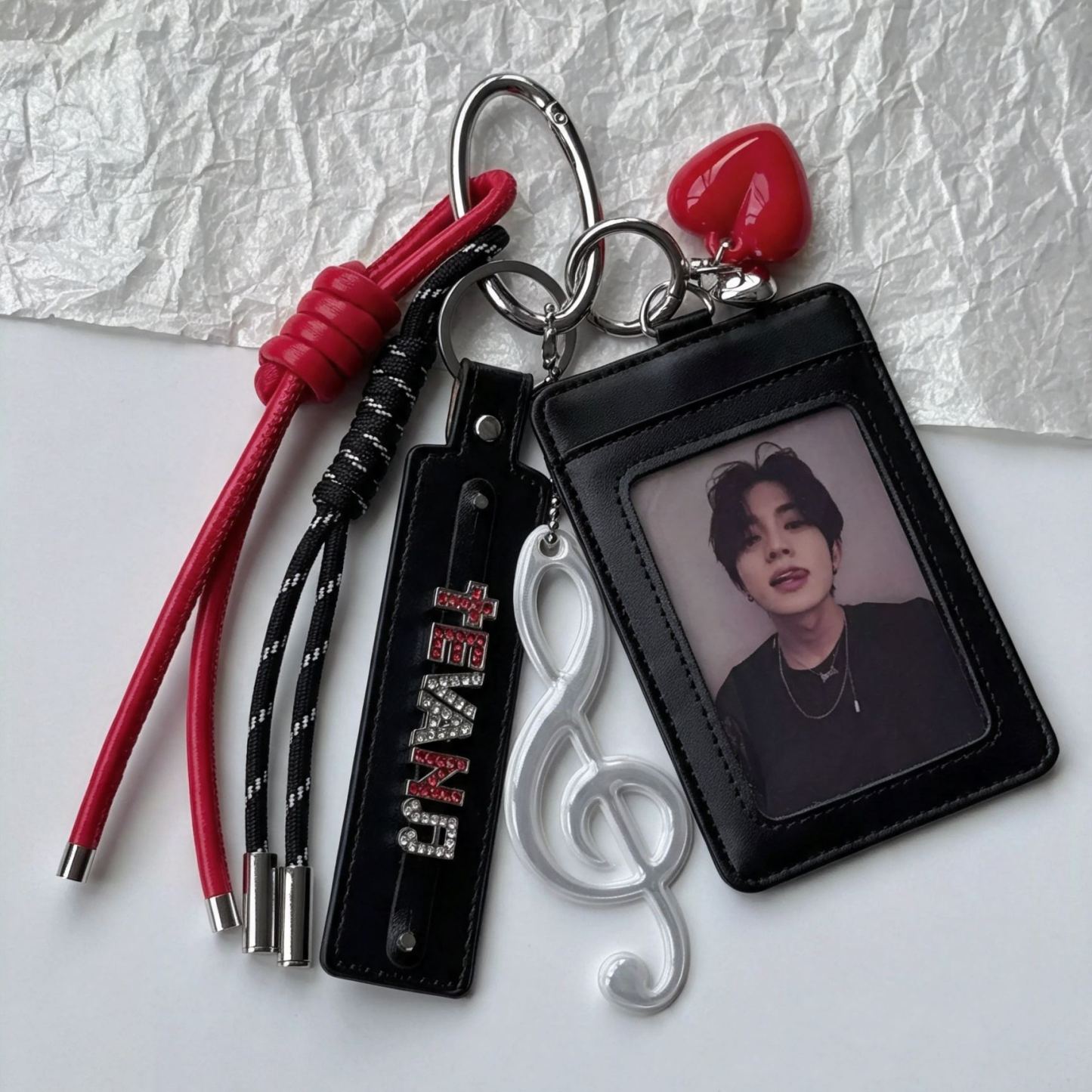 Heeseung Evan Photocard Holder Keychain Bag Charm