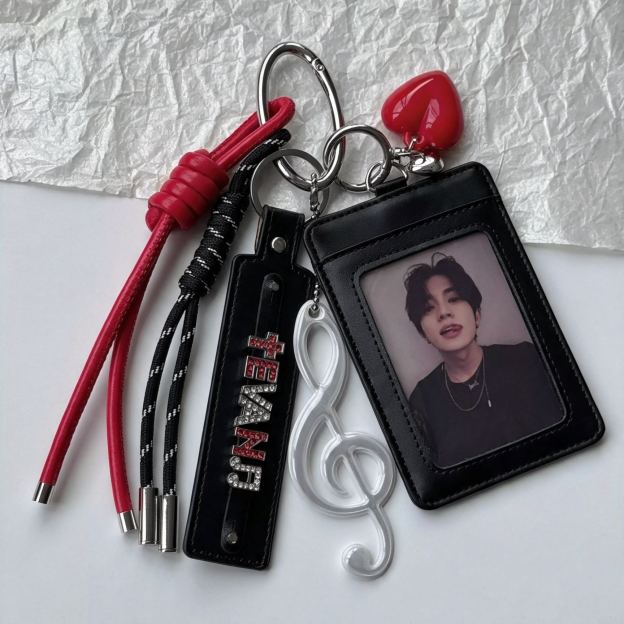 Heeseung Evan Photocard Holder Keychain Bag Charm
